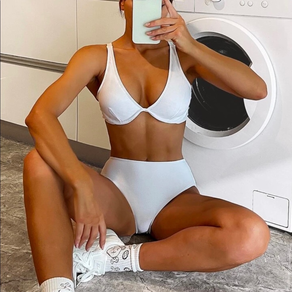 White bikini!!